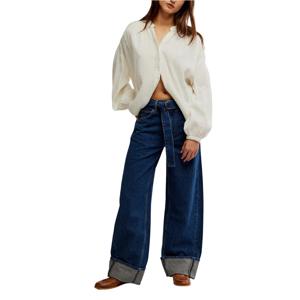 Free People We The Free East Bay Cuffed Jeans